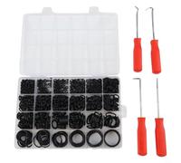 Joints Toriques Caoutchouc Nitrile 20 Tailles Variées(1020PCS with Tool) | Résistance thermique -40°F à 248°F, matériau nitrile pour robuste, idéal environnements chauds et froids