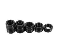 Joints toriques en caoutchouc NBR, diamètre du fil : 1.5 mm, diamètre intérieur : 5 mm, dureté : 90, rondelles d'étanchéité en caoutchouc nitrile, 100 pièces