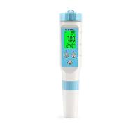JOJIDE Compteur de salinité PH EC TDS, testeur numérique de qualité de l'eau Potable, Moniteur en Ligne Intelligent, contrôle par Application for Aquarium et Piscine(PH EC Temp)