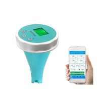 JOJIDE Détecteur de qualité de l'eau Portable 6 en 1 PH EC TDS ORP température Chlore PP Affichage Piscine 6in1 testeur de qualité de l'eau(6 in 1 No Solar)