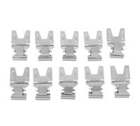 jojofuny 10 Pièces Clips de Signalisation Clips D'affichage de Prix en Fer Argenté pour Étiquette de Marchandise Réglage Facile Installation Simple pour Commerce de Détail et Organisation