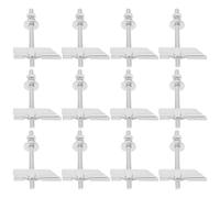 jojofuny 12 Pièces Jeu de Boulons à Bascule en Acier au Carbone Galvanisé, Ancrages Muraux Robustes pour Cadres et Étagères, Design Flexible pour Accrocher Objets Lourds sur Cloison Sèche