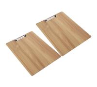 jojofuny 2 Pièces Planche à Dessin Surface Rigide avec Pince Métallique Bois et Crochet de Suspension pour Bureau École Restaurant ou Atelier Artistique