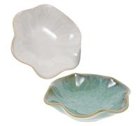 jojofuny 2pcs Plats de Sauce en Céramique Polyvalents pour Servir Vinaigre, Petits Bols pour Tremper pour Bbq et Fêtes de Mariage Réutilisable