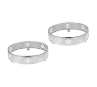 jojofuny 2pièces Support De Casserole Inoxydable Pour Cuisinière à Couverture Antivent Et Isolante Pour Réchaud De Cuisine Pour Cuisinières De Comptoir Et Plates