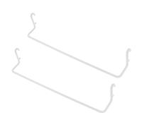 jojofuny 2pièces Support Serviettes Extensible pour Panneau Perforé Acier Inoxydable Crochets Multifonctions pour Essuie-mains et Tissus Compatible avec Panneaux Standards Cuisine Salle