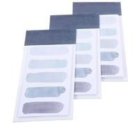 jojofuny 3 Pièces Autocollants Mémo Portables, Petit Bloc-notes Papier | Bureau et Travail, Messages Pendant Étude, Listes à Noter, sans Traces Laissées