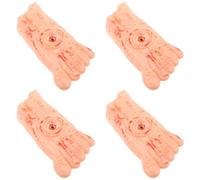 jojofuny 4 Pièces Lampe Décorative Halloween en Plastique avec Faux Pieds Cassés Simulés et Yeux Sanguinolents, Accessoire Interactif pour Maison Hantée et Événements à Thème