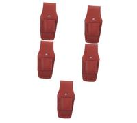 jojofuny 5 Pièces Ensemble D'outils Multifonctionnels Croisillons Étui Support De Stockage Manchon à Outils Suspendu Petit Porte-Outils Outil Suspendu Cuir Extérieur Étagère De Rangement