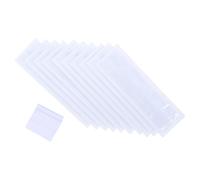 jojofuny 50 Ensembles de Porte-cartes Adhésifs Transparents en Pvc pour Classement et Étiquetage, Paquet Auto-adhésifs Résistants pour Bureaux et Gestion de Documents