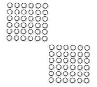 jojofuny 80pièces Housses De Brûleur De Cuisinière Résistantes Chaleur Tapis Antidérapants Pour Huile Et Nettoyage Pour Cuisine à