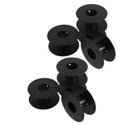 jojofuny 8pcs Bobines en Plastique Noir pour Fil Électrique et Cordon, Légères et Pratiques, pour Broderie et Camping, Bobineurs de Câble Portables et Solide