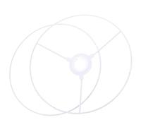 jojofuny Armature Abat Jour en Fer Blanc pour Lampe Suspendue et Chandelier, Anneau de Support Robuste Adapté pour Abat-jour E27, pour Café