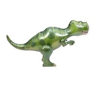 jojofuny Ballon Fête Léger 4d Dinosaure et Vert Hermétique Aluminium pour Anniversaire Décoration Cosplay et Accessoire Photo