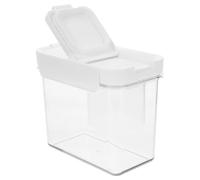 jojofuny Boîte Hermétique en Plastique Transparent 1100ml Couvercle en Silicone pour Rangement de Thé et Bonbons Cuisine Étanchéité