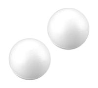 jojofuny Boules Solides et Collage Possible en Mousse Blanche Lot de 2 Fixation Facile pour Décoration de Mariage pour Aménagement de Scène Festive