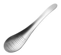 jojofuny Broyeur de Gingembre Outil Abrasif Pratique en Acier Inoxydable Plateau Rainuré et Conception à Bouche Coulissante pour Assaisonnement Maison Cuisine Facile