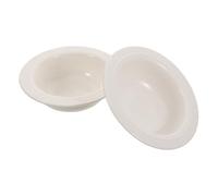 jojofuny Brûleur à Cire en Céramique Blanc 2pcs Forme Chapeau, Plateau Diffuseur D'arôme Solide pour Décoration Aromathérapie Maison