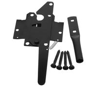 jojofuny Charnière de Portail de Jardin en Fer, Fermeture Extérieure à Loquet, Installation Facile, Sécurité Fiable, 1 Set pour Clôture en Bois, Parcs Publics
