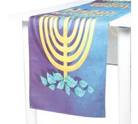 jojofuny Chemin de Table Décoratif, Nappe pour Festival, Coton, Protection de Table, Anti-rayures, Décoratif, pour Banquet et Réunion de Célébration