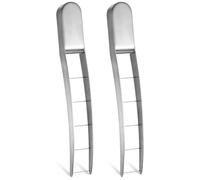 jojofuny Coupe-fruits en Acier Inoxydable 304, Outil Sûr et Fiable pour Découper Pastèque et Fruits, Pack de 2 Pièces Pratique Cuisine
