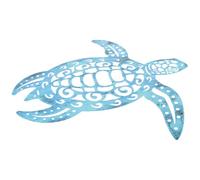 jojofuny Décoration Murale Tortue en Métal en Fer Ornement Mural Suspendu pour Intérieur et Extérieur Art Mural Tortue pour Jardin en Fer
