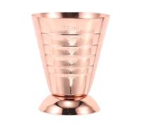 jojofuny Doseur d'alcool Facile à Nettoyer pour Barmans et Mixologues en Acier Inoxydable 304 Capacité 75ml Design Tête Unique Bars et Home Bars