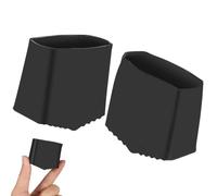 jojofuny Embouts Pieds Escabeau 40 x 20mm en Caoutchouc Noir | Protège les sols et aide à stabiliser les pieds d'échelle pliable avec montage amovible pour travaux maison
