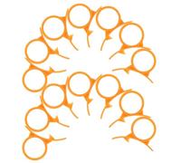 jojofuny Éplucheurs D'agrumes Ustensiles Cuisine Pratiques Lot de 16 en Plastique Orange, Outil à Peler Compact et Portable pour Citrons et Oranges pour Maison et Sorties en Plein Air