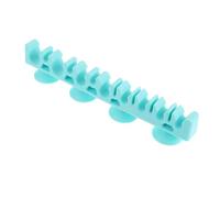 jojofuny Étagère à Pinceaux de Maquillage en Silicone Vert Structure Multi-Slot et Ventouse, Support Simple pour Séchage et Organisation des Pinceaux
