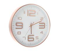 jojofuny Horloge Murale Moderne Silencieuse en Plastique Blanc, Légère et Facile à Transporter, Design Simple et Décoratif pour Hôtel ou Salon Contemporain