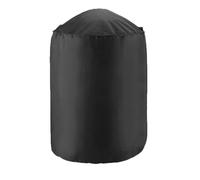 jojofuny Housse de Protection pour Barbecue Ronde Imperméable en Tissu Oxford Noir, pour Grill et Brûleur BBQ D'extérieur, Facile à Ranger