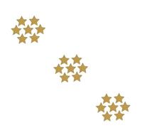 jojofuny Lot De 3 Décorations De Mariage pour Tables Confettis Étoiles À Paillettes Dorées De 30 Mm 200 Pièces X 3