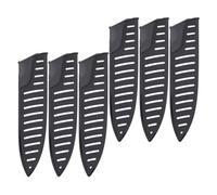 jojofuny Lot de 6 Protège-Lames en Plastique Noir pour Couteaux Cuisine 20 CM Étuis de Protection Antidérapants pour Lame Accessoires Indispensables pour Ustensiles Cuisine