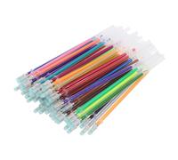 jojofuny Lot de 60 Recharges pour Stylo Gel Pailleté Neon Pointe Fine, Plastique Solide, Facile à Remplacer pour Coloriage et Journaling