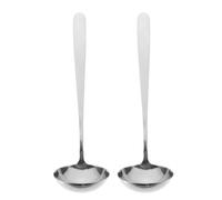jojofuny Louche à Soupe en Acier Inoxydable 2pcs Manche Long, Résistante à L'usure et Incassable, Cuisine et Cantine Professionnelle