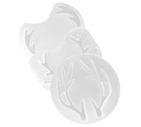 jojofuny Moule en Silicone pour Bijoux de Corne de Cerf 3 Pièces, Antiadhésif Odeur, pour Pâtisserie et Création DIY de Gâteaux et Chocolats