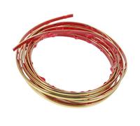 jojofuny Moulure Murale Autocollante Dorée en Plastique, Bande Décorative Polyvalente pour Combler Joints et Fissures, Décoration Intérieure de Toute Pièce