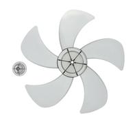 jojofuny Pale de Ventilateur en Plastique 5 Pales, Design Épaissi, Cache-écrou, Compatibilité, pour Ventilateur de Table et Mural, Bureau