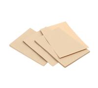 jojofuny Papier à Lettres Vintage Ligné en Papier Kraft Khaki, 100 Feuilles A5, Style Rétro pour Écriture Lisse, pour Calligraphie et Graffiti