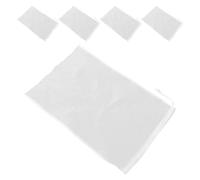 jojofuny Paquet de Sacs Filtrants Blancs 5pcs avec Mailles Fines 80 Mesh et Cordon, Passoire Alimentaire Réutilisable Pratique pour Jus Maison Cuisine