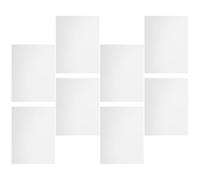 jojofuny Patch Réparation Murale en Pvc Blanc Auto-adhésif 8 Pièces pour Mur Extérieur, Fixation Instantanée et Prévention Poussière, pour Bricolage DIY