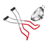 jojofuny Pince de Levage Design Ergonomique et Fabrication de Confitures Cuisine en Acier Inoxydable Anti-dérapante pour Bocaux