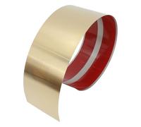 jojofuny Plaque de Protection Métallique en Acier Inoxydable Doré Finition Brossée pour Portes Intérieures, Couverture Complète pour Entrées Commerciales, Installation Simple