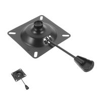 jojofuny Plaque Pivotante Accessoire pour Chaise de Bureau en Métal Noir Structure Robuste et Capacité de Charge pour Mécanisme Inclinable Réglable