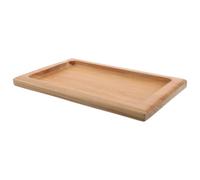 jojofuny Plateau Rectangulaire en Bois Massif de Pin, Plateau de Service Élégant pour Petit-déjeuner et Apéritifs, Surface Lisse et Design Gain de Place Cuisine