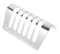 jojofuny Porte-Toast Fêtes Support en Table de Acier Inoxydable Argenté, Stable, Soudure Précise, Portable Toasts de Bureau pour Événements