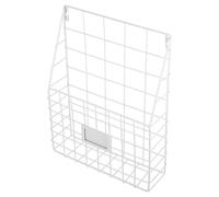 jojofuny Range-revues Mural en Fer Blanc pour Bureau et Maison, Structure Simple, Porte-Documents et Présentoir à Magazines Pratique