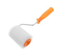 jojofuny Rouleau À Pointes Auto-Nivelant 4 Pouces Outil De Suppression De Bulles Pour Sol En Ciment Rouleau À Enduire Plastique Durable Pour Ragréage Extérieur