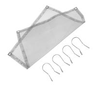 jojofuny Support à Bois de Chauffage Extérieur Pliable en Acier | Grille de Repos pour Feu de Camp, Protection en Maille, Design Portable, Usage Randonnée et Cuisson Extérieure
